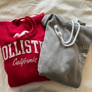 Hollister Two Logo Graphic Hoodies